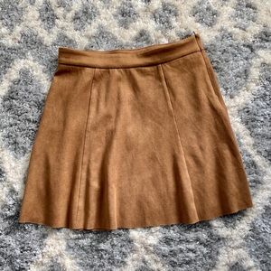 Suede Skirt